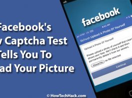Facebook's New Captcha Test Tells You To Upload Your Picture