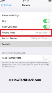 how to shoot 4k video on iphone