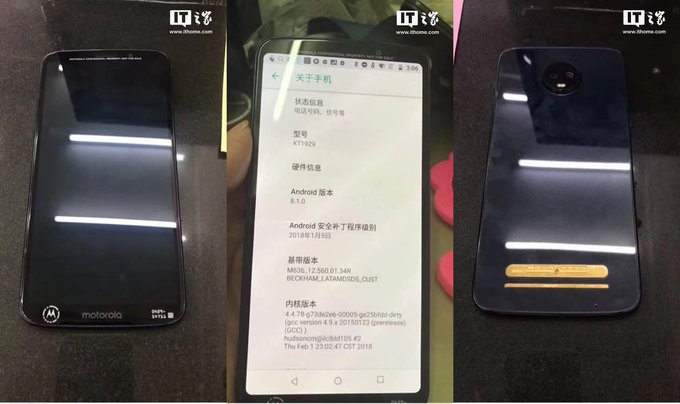 Moto Z3 Play Hands-On Images Leaked