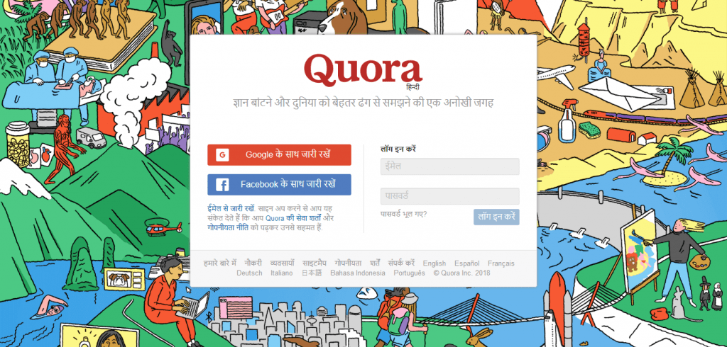 Quora Now Available In Hindi, Launching Other Indian Languages Soon
