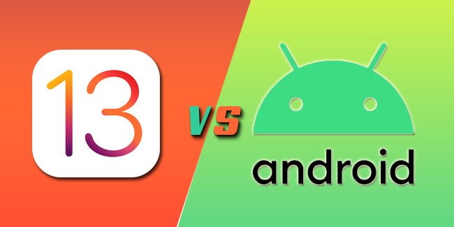 iOS 13 vs. Android 10