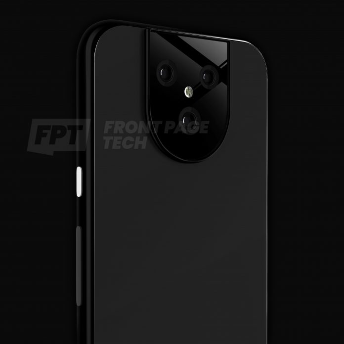 Rendered images of Pixel 5 with a emoji camera bump!