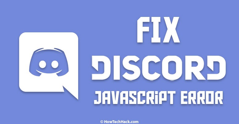 javascript error on discord for mac